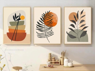 Canvas tối giản cho không gian sống thanh lịch