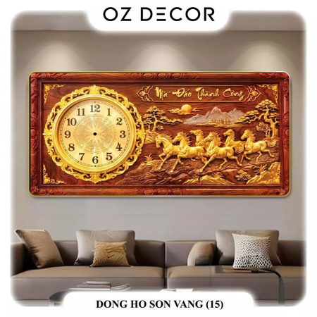 Tranh Đồng Hồ Decor | Mã Đáo Thành Công 3