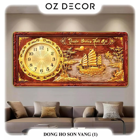 Tranh Đồng Hồ Decor | Thuận Buồn Xuôi Gió 2